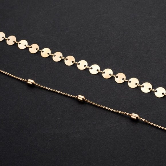 Layered Minimalist Necklace - Picture 4 of 6